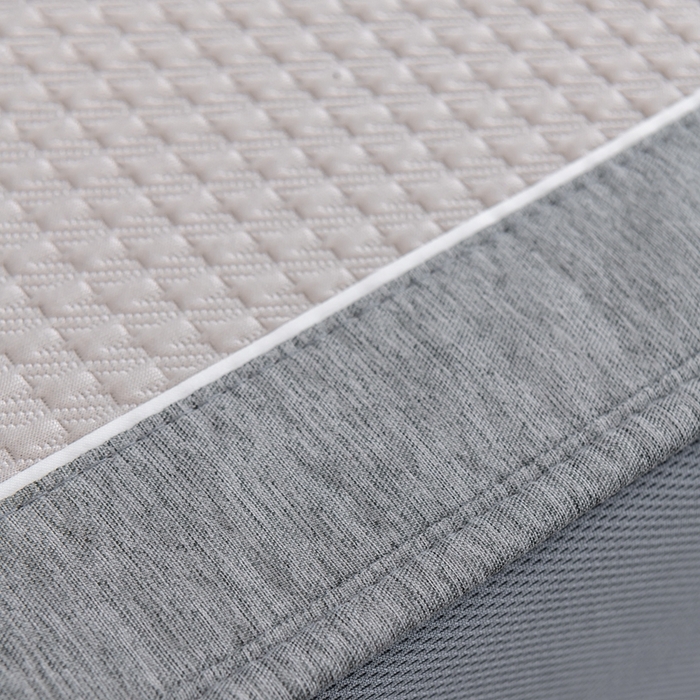 91家纺网 家纺一手货源 找家纺 小牛席业 2025经典款-千鸟格冷感豆豆席系列 床笠款 米色