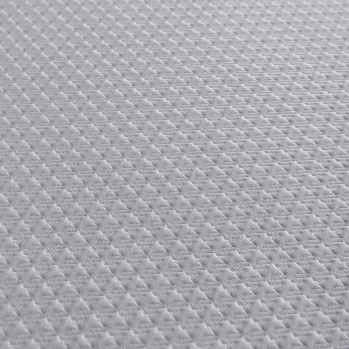 91家纺网 家纺一手货源 找家纺 小牛席业 2025经典款-千鸟格冷感豆豆席系列 床笠款 灰色