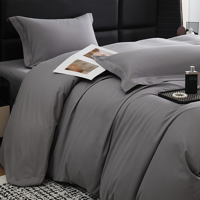 91家纺网 家纺一手货源 找家纺 （总）洽想家 2025新款全棉磨毛纯色四件套