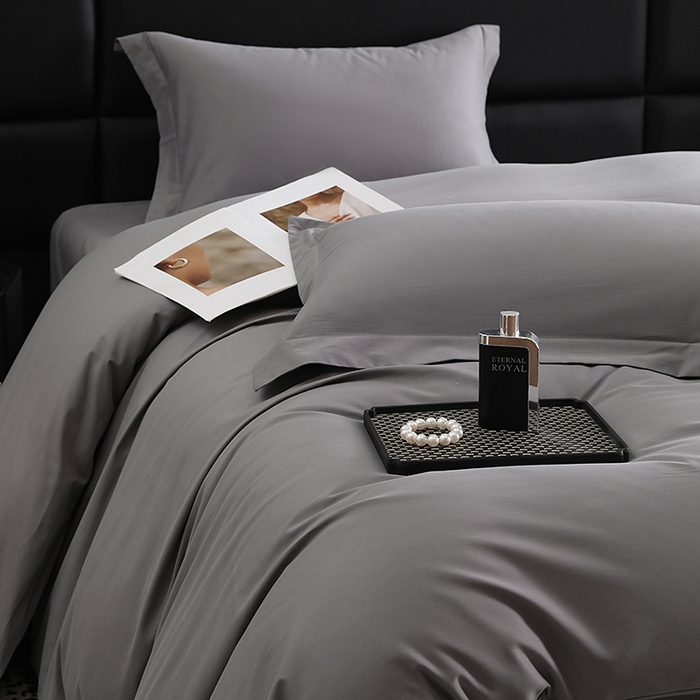 91家纺网 家纺一手货源 找家纺 （总）洽想家 2025新款全棉磨毛纯色四件套