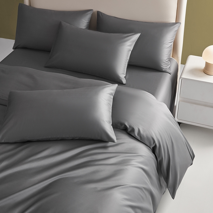 91家纺网 家纺一手货源 找家纺 （总）洽想家 2025新款纯色双拼80支长绒棉四件套