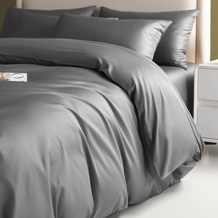 91家纺网 家纺一手货源 找家纺 （总）洽想家 2025新款纯色双拼80支长绒棉四件套