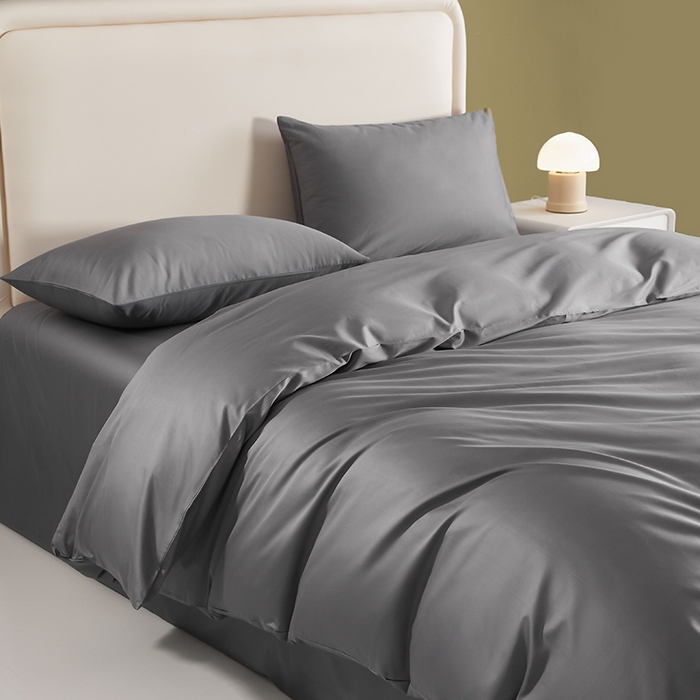 91家纺网 家纺一手货源 找家纺 （总）洽想家 2025新款纯色双拼80支长绒棉四件套