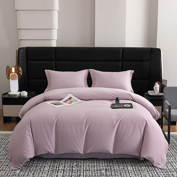 91家纺网 家纺一手货源 找家纺 （总）洽想家 2025新款全棉磨毛纯色四件套