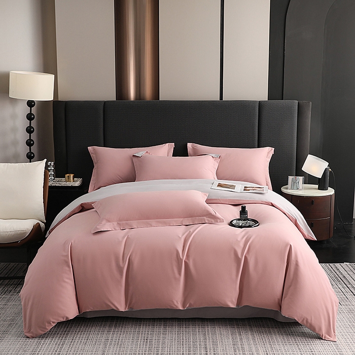 91家纺网 家纺一手货源 找家纺 （总）洽想家 2025新款全棉磨毛纯色四件套