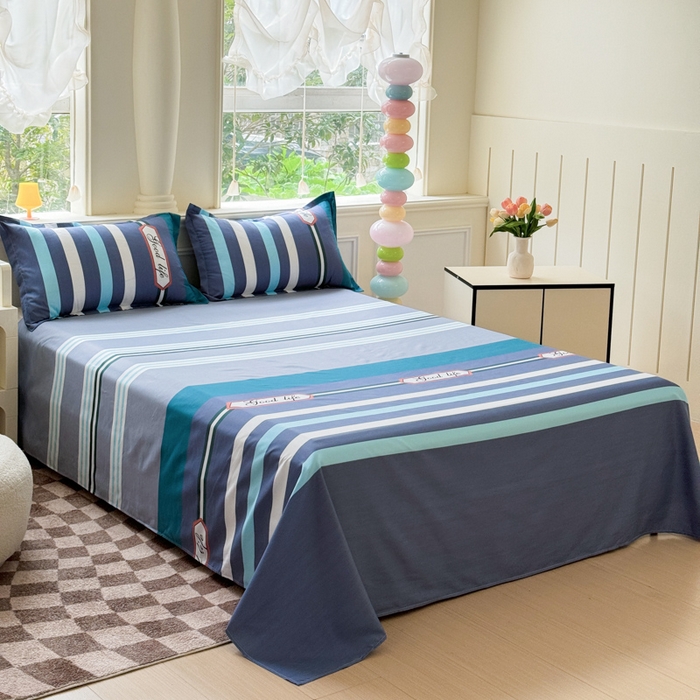 91家纺网 家纺一手货源 找家纺 佑佳家纺 2025新款铂金棉芦荟棉单被套「支持定做各种尺寸」 好生活