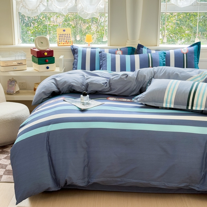 91家纺网 家纺一手货源 找家纺 佑佳家纺 2025新款铂金棉芦荟棉单被套「支持定做各种尺寸」 好生活