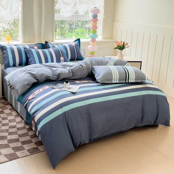 91家纺网 家纺一手货源 找家纺 佑佳家纺 2025新款铂金棉芦荟棉单被套「支持定做各种尺寸」 好生活