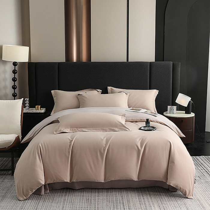 91家纺网 家纺一手货源 找家纺 （总）洽想家 2025新款全棉磨毛纯色四件套