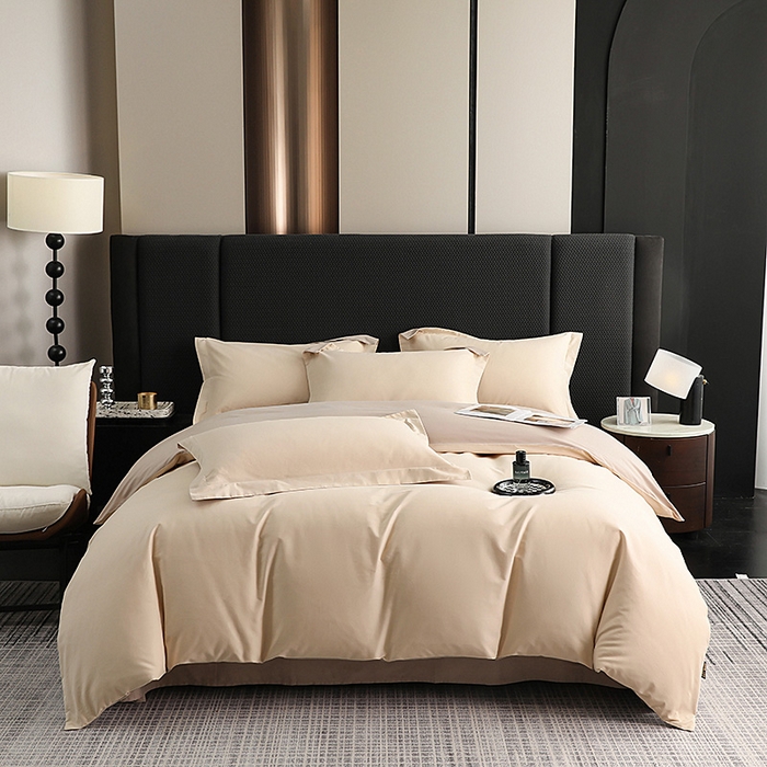 91家纺网 家纺一手货源 找家纺 （总）洽想家 2025新款全棉磨毛纯色四件套