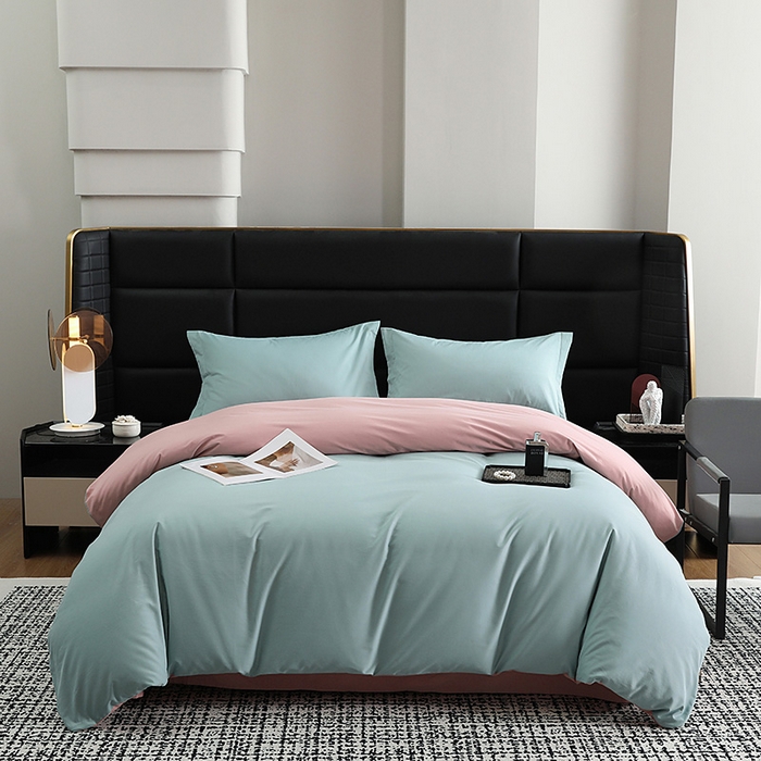 91家纺网 家纺一手货源 找家纺 （总）洽想家 2025新款全棉磨毛纯色四件套