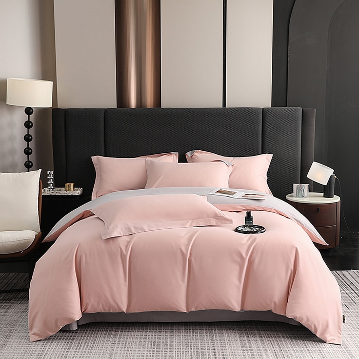 91家纺网 家纺一手货源 找家纺 （总）洽想家 2025新款全棉磨毛纯色四件套