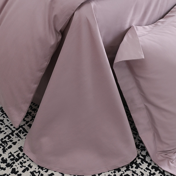 91家纺网 家纺一手货源 找家纺 洽想家 2025新款全棉磨毛纯色四件套 丁香紫