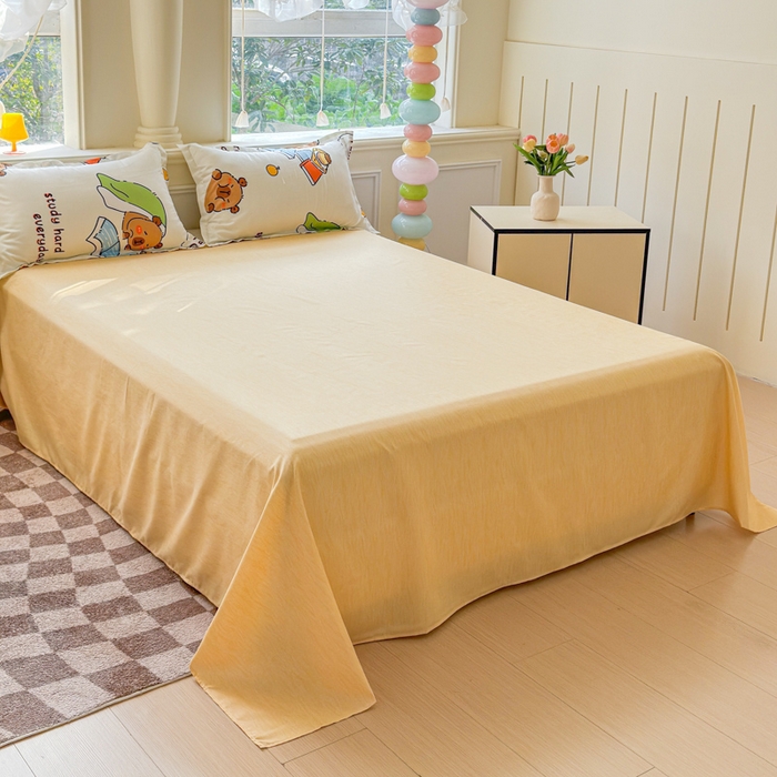 91家纺网 家纺一手货源 找家纺 佑佳家纺 2025新款铂金棉芦荟棉单被套「支持定做各种尺寸」 萌动记