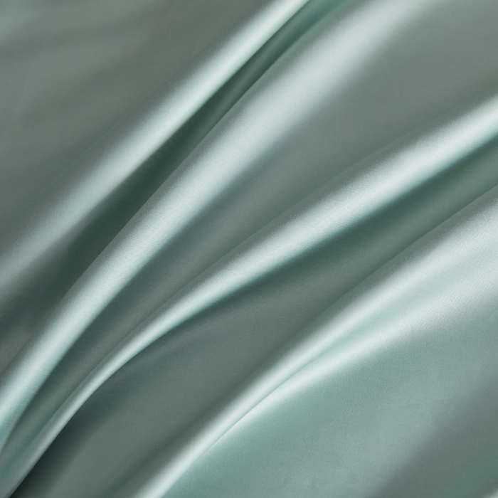 91家纺网 家纺一手货源 找家纺 洽想家 2025新款纯色双拼80支长绒棉四件套 风铃绿+艾草绿-