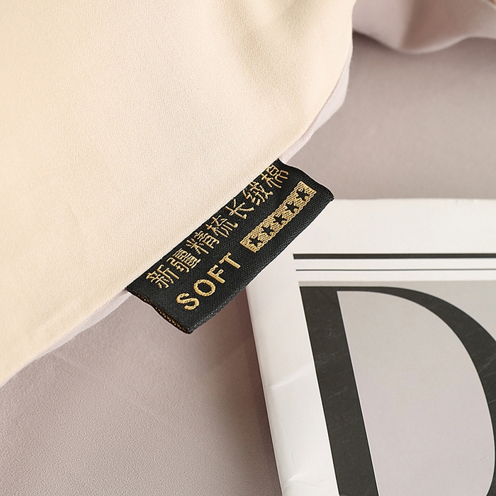 91家纺网 家纺一手货源 找家纺 洽想家 2025新款全棉磨毛纯色四件套 奶芋色大麦灰