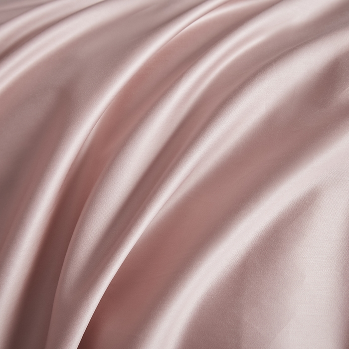 91家纺网 家纺一手货源 找家纺 洽想家 2025新款纯色双拼80支长绒棉四件套 藕粉+奥丁灰-