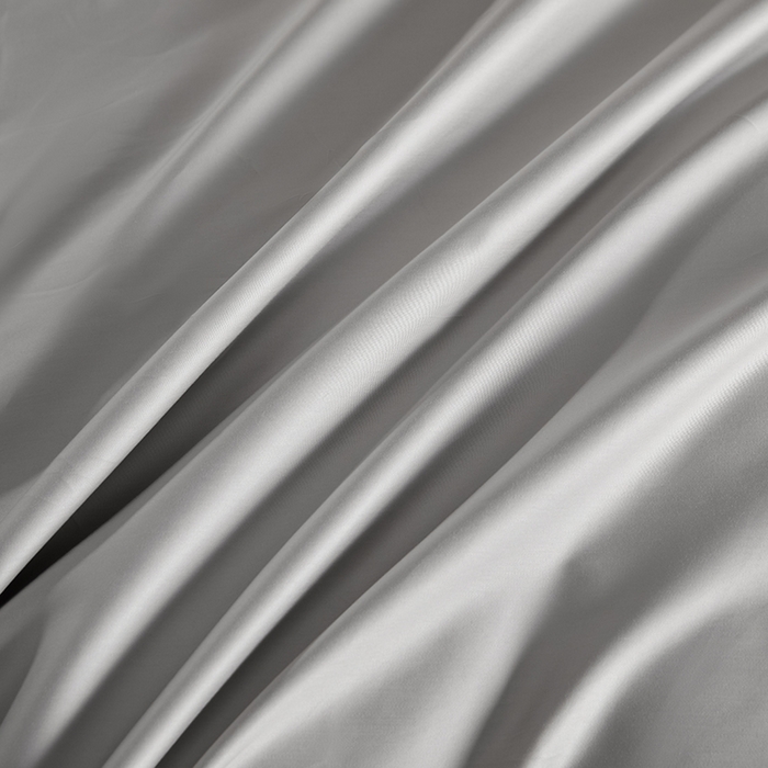 91家纺网 家纺一手货源 找家纺 洽想家 2025新款纯色双拼80支长绒棉四件套 浅灰-