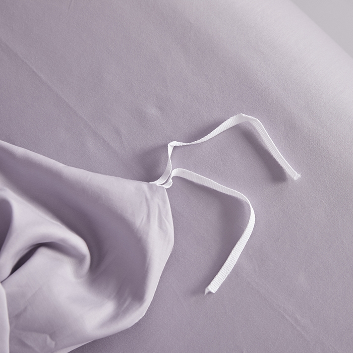 91家纺网 家纺一手货源 找家纺 洽想家 2025新款纯色双拼80支长绒棉四件套 糖果紫-