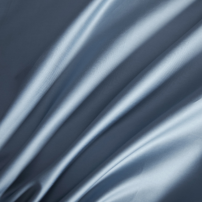 91家纺网 家纺一手货源 找家纺 洽想家 2025新款纯色双拼80支长绒棉四件套 天蓝-