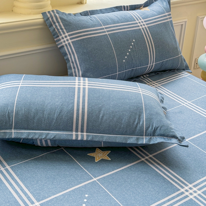 91家纺网 家纺一手货源 找家纺 佑佳家纺 2025新款铂金棉芦荟棉单被套「支持定做各种尺寸」 万星如一