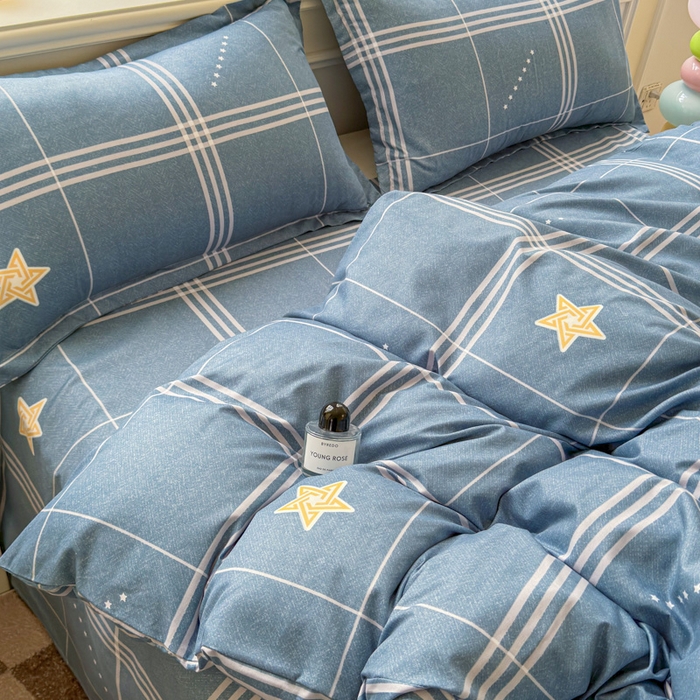 91家纺网 家纺一手货源 找家纺 佑佳家纺 2025新款铂金棉芦荟棉单被套「支持定做各种尺寸」 万星如一