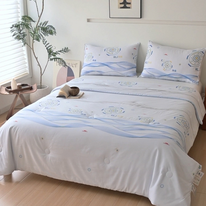 （总）欧雅搁家纺 2025新款抗菌温变热感夜光印花空调被夏凉被