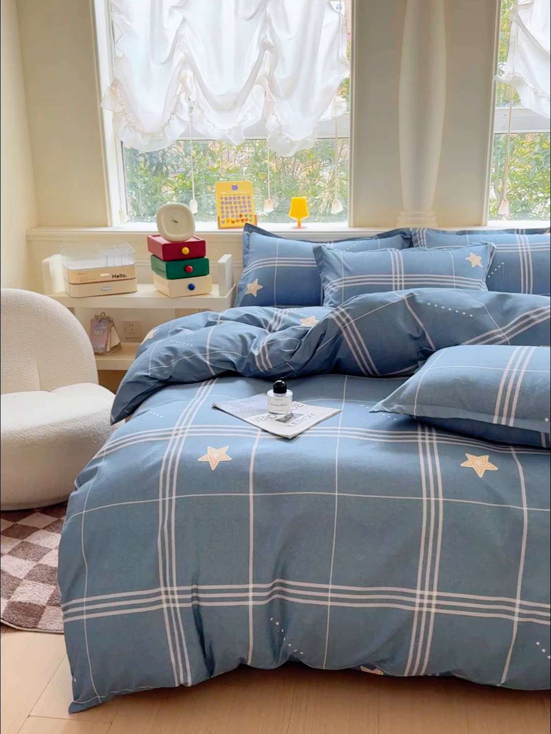 91家纺网 家纺一手货源 找家纺 佑佳家纺 2025新款铂金棉芦荟棉单被套「支持定做各种尺寸」 万星如一