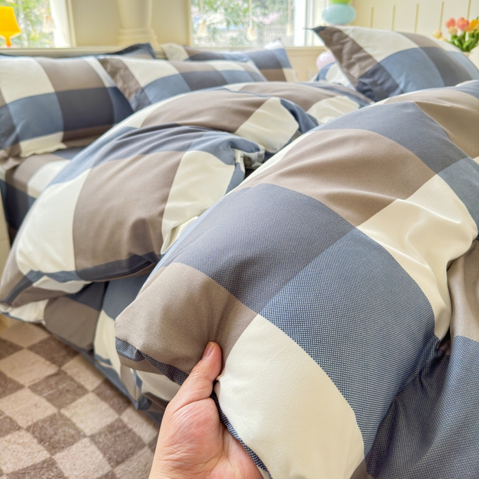 91家纺网 家纺一手货源 找家纺 佑佳家纺 2025新款铂金棉芦荟棉单被套「支持定做各种尺寸」 威尼斯