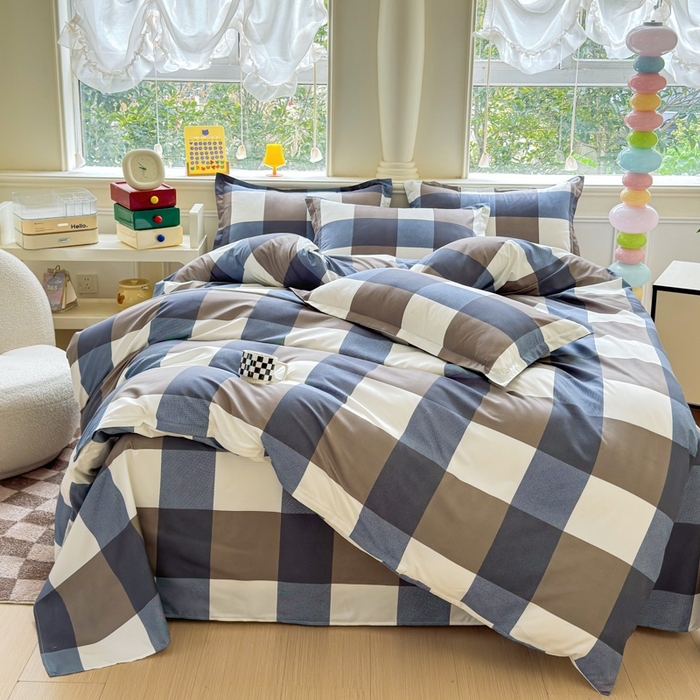 91家纺网 家纺一手货源 找家纺 佑佳家纺 2025新款铂金棉芦荟棉单被套「支持定做各种尺寸」 威尼斯