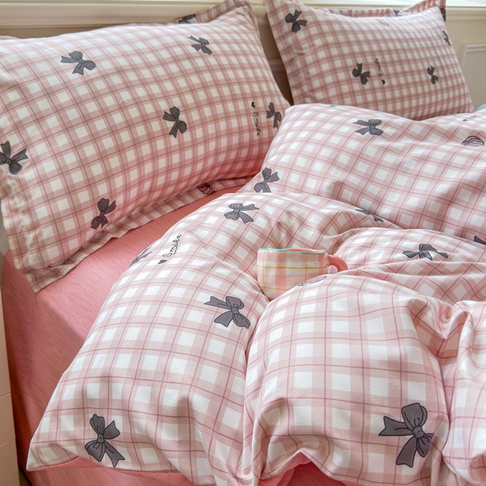 91家纺网 家纺一手货源 找家纺 佑佳家纺 2025新款铂金棉芦荟棉单被套「支持定做各种尺寸」