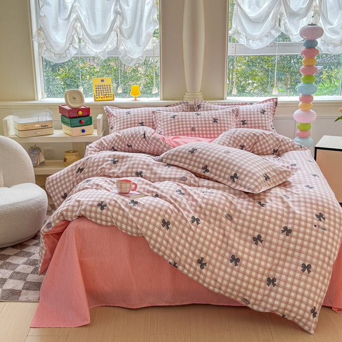 91家纺网 家纺一手货源 找家纺 佑佳家纺 2025新款铂金棉芦荟棉单被套「支持定做各种尺寸」