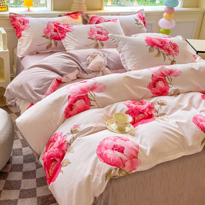 91家纺网 家纺一手货源 找家纺 （总）佑佳家纺 2025新款铂金棉芦荟棉被套「支持定做各种尺寸」