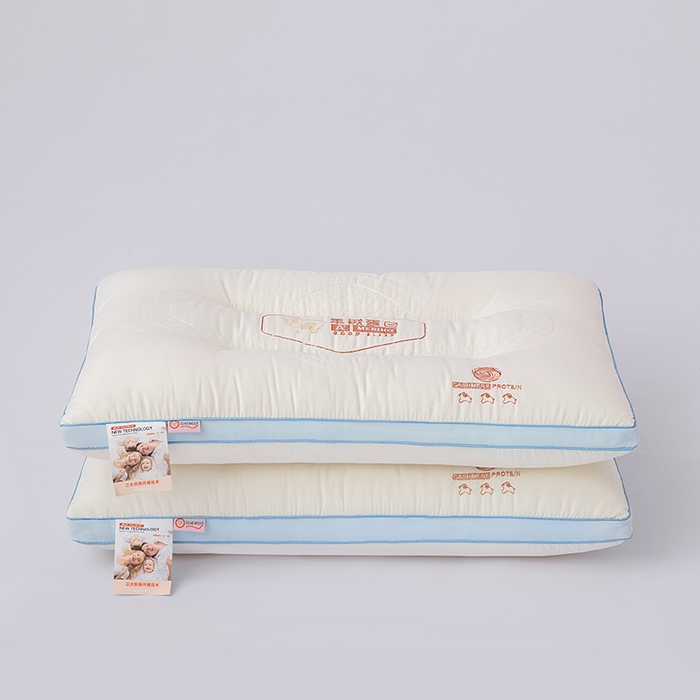 91家纺网 家纺一手货源 找家纺 （总）十仟家纺 2025新款羊绒蛋白枕头枕芯头枕头