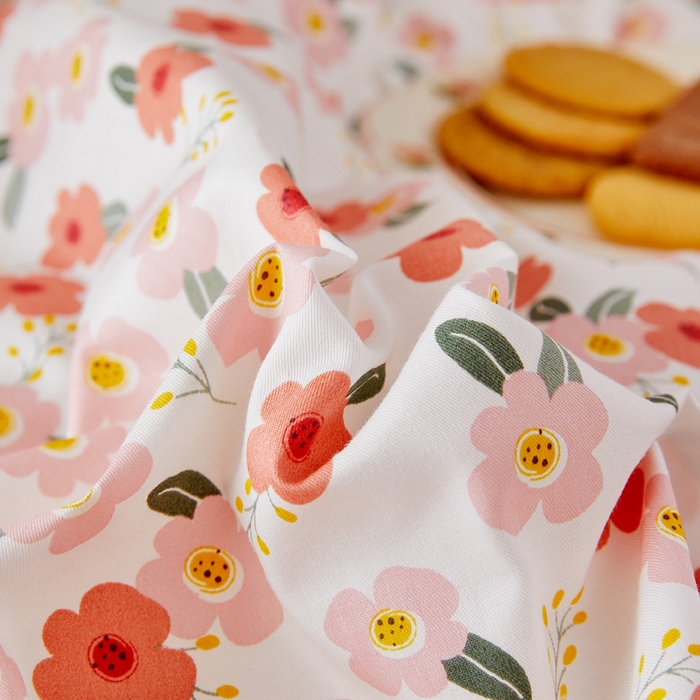 91家纺网 家纺一手货源 找家纺 亲亲公主 2025全棉蕾丝花边床裙公主风四件套 甜心花园-粉色