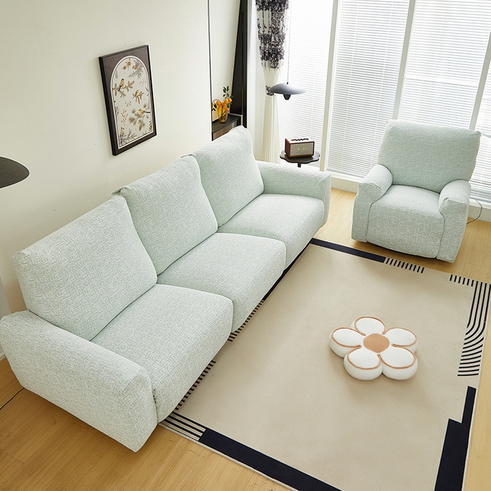 91家纺网 家纺一手货源 找家纺 （总）丝绮鹿 2025新款竹节雪尼尔芝华士沙发套