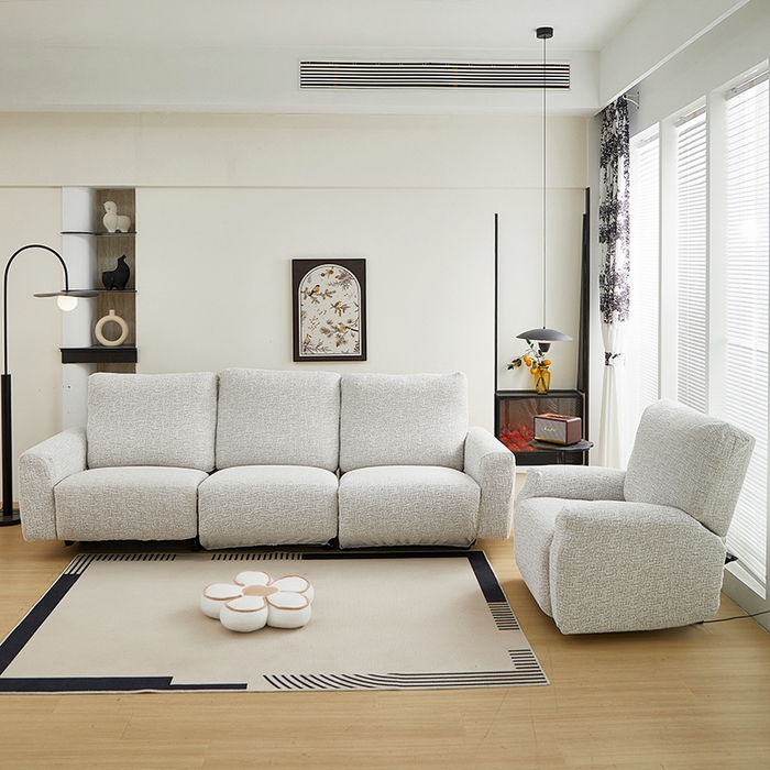 91家纺网 家纺一手货源 找家纺 丝绮鹿 2025新款竹节雪尼尔芝华士沙发套 温柔咖