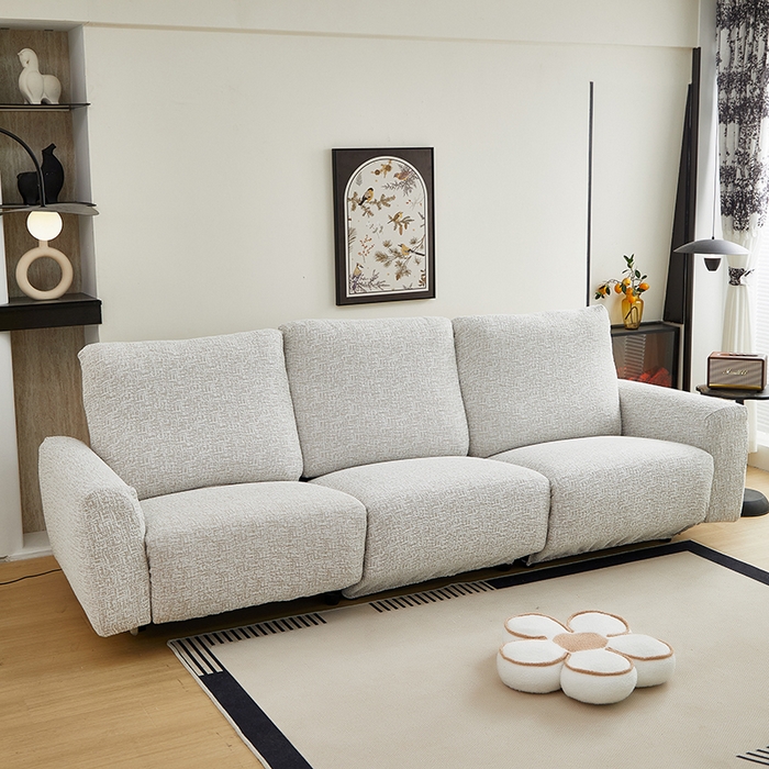 91家纺网 家纺一手货源 找家纺 丝绮鹿 2025新款竹节雪尼尔芝华士沙发套 温柔咖