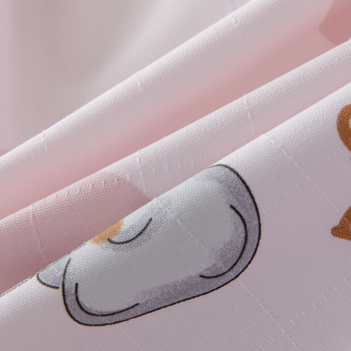 91家纺网 家纺一手货源 找家纺 云玲时尚  2025新款全棉纯棉老粗布席子凉席-床单款 花小象