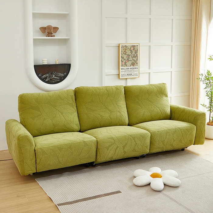 91家纺网 家纺一手货源 找家纺 （总）丝绮鹿 2025新款富贵叶系列-芝华士沙发套