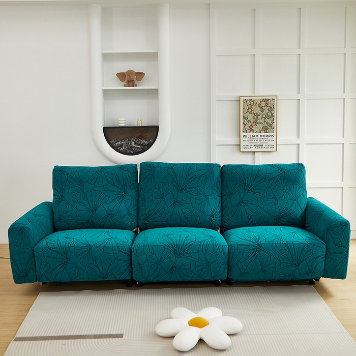 91家纺网 家纺一手货源 找家纺 （总）丝绮鹿 2025新款银杏叶系列-芝华士沙发套