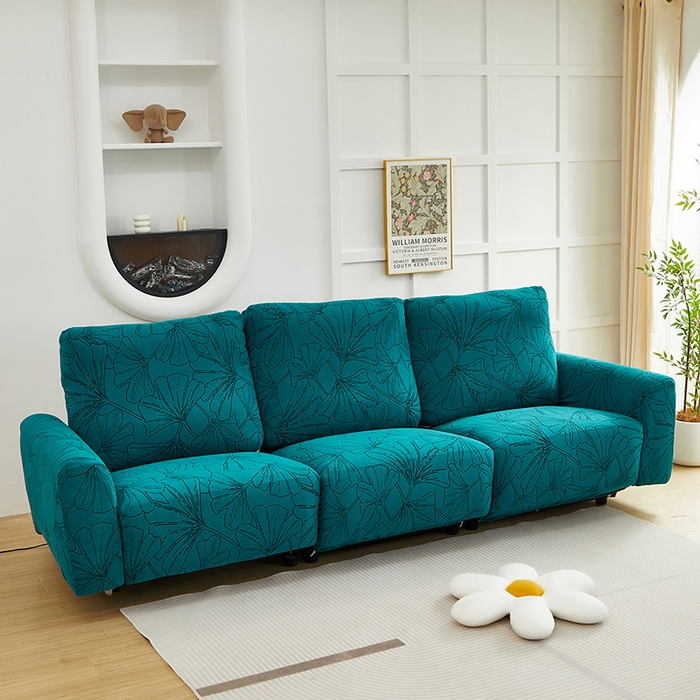 91家纺网 家纺一手货源 找家纺 （总）丝绮鹿 2025新款银杏叶系列-芝华士沙发套