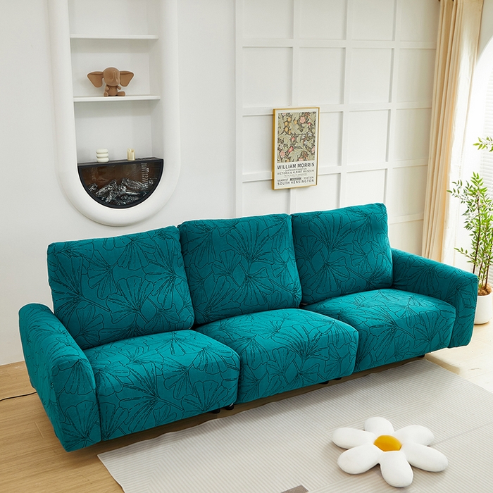 91家纺网 家纺一手货源 找家纺 （总）丝绮鹿 2025新款银杏叶系列-芝华士沙发套