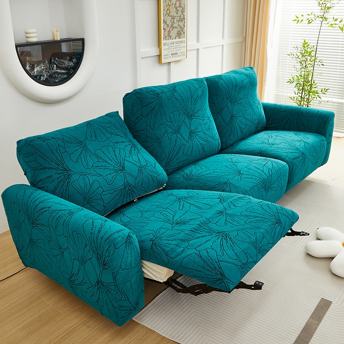 91家纺网 家纺一手货源 找家纺 （总）丝绮鹿 2025新款银杏叶系列-芝华士沙发套