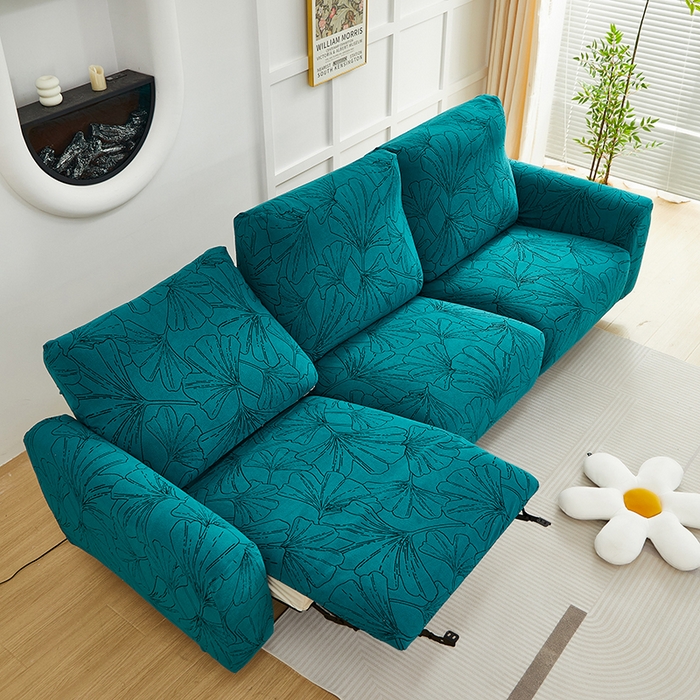 91家纺网 家纺一手货源 找家纺 （总）丝绮鹿 2025新款银杏叶系列-芝华士沙发套