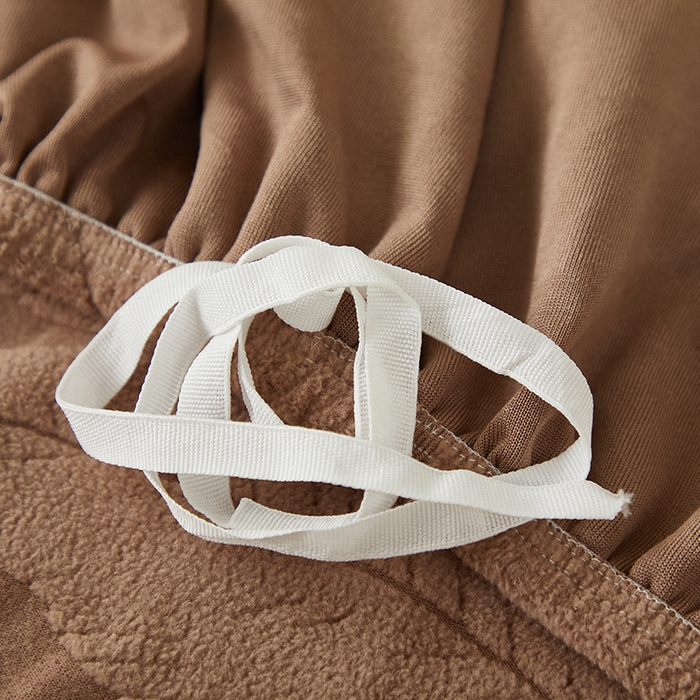 91家纺网 家纺一手货源 找家纺 丝绮鹿 2025新款富贵叶系列-沙发套松紧款（组合沙发图） 时尚咖