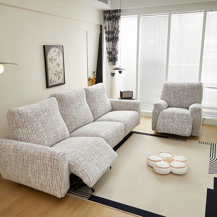 91家纺网 家纺一手货源 找家纺 丝绮鹿 2025新款极简系列-芝华士沙发套 极简-咖