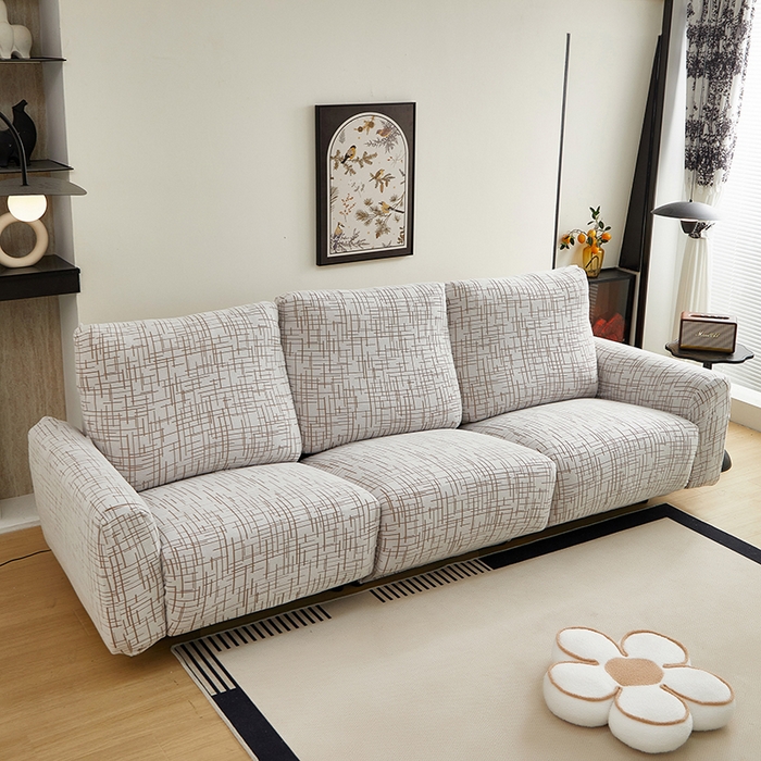 91家纺网 家纺一手货源 找家纺 丝绮鹿 2025新款极简系列-芝华士沙发套 极简-咖