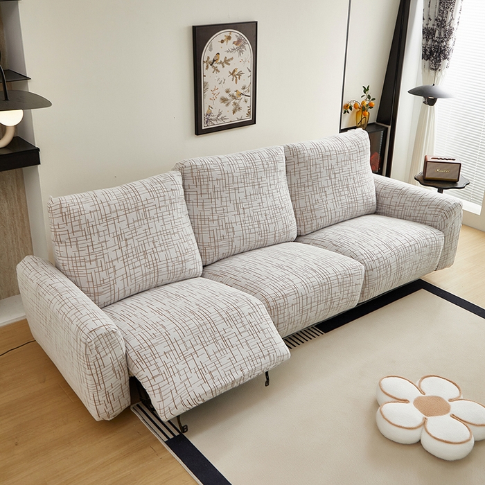 91家纺网 家纺一手货源 找家纺 丝绮鹿 2025新款极简系列-芝华士沙发套 极简-咖