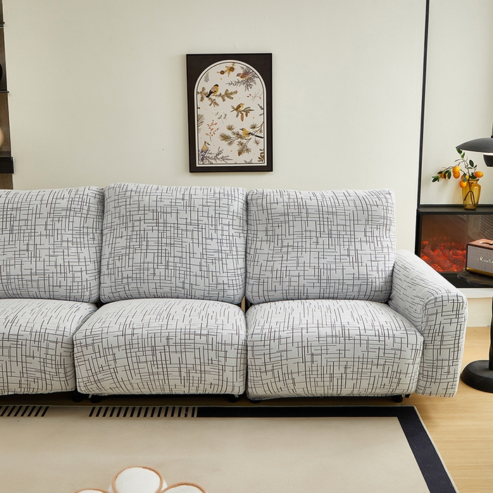 91家纺网 家纺一手货源 找家纺 丝绮鹿 2025新款极简系列-芝华士沙发套 极简灰